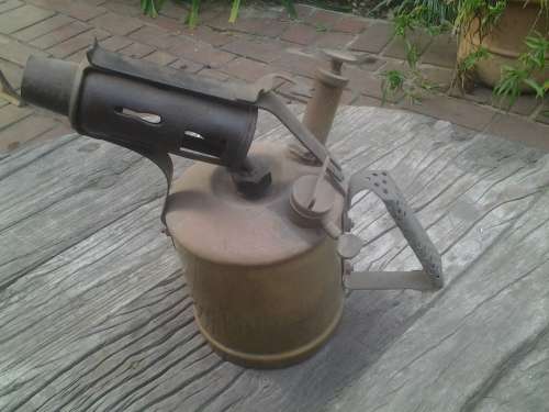 ANTIQUE BRASS BLOW TORCH